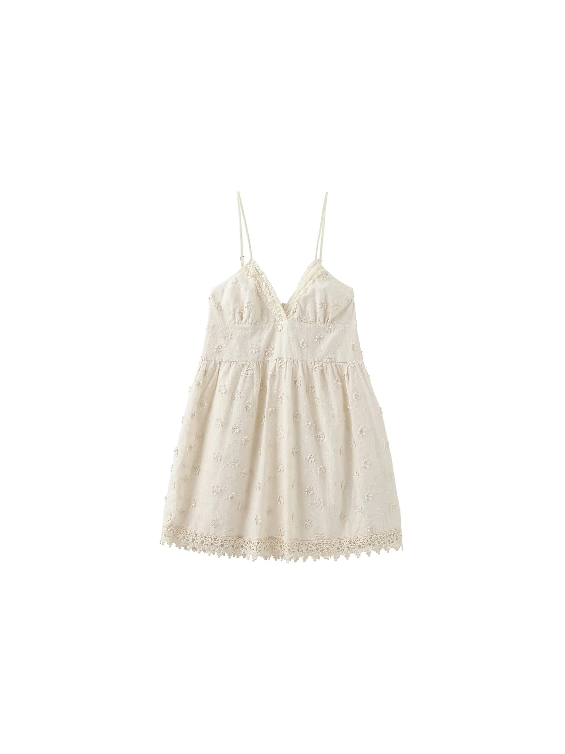 3D Embroidery Lace Sling Dress