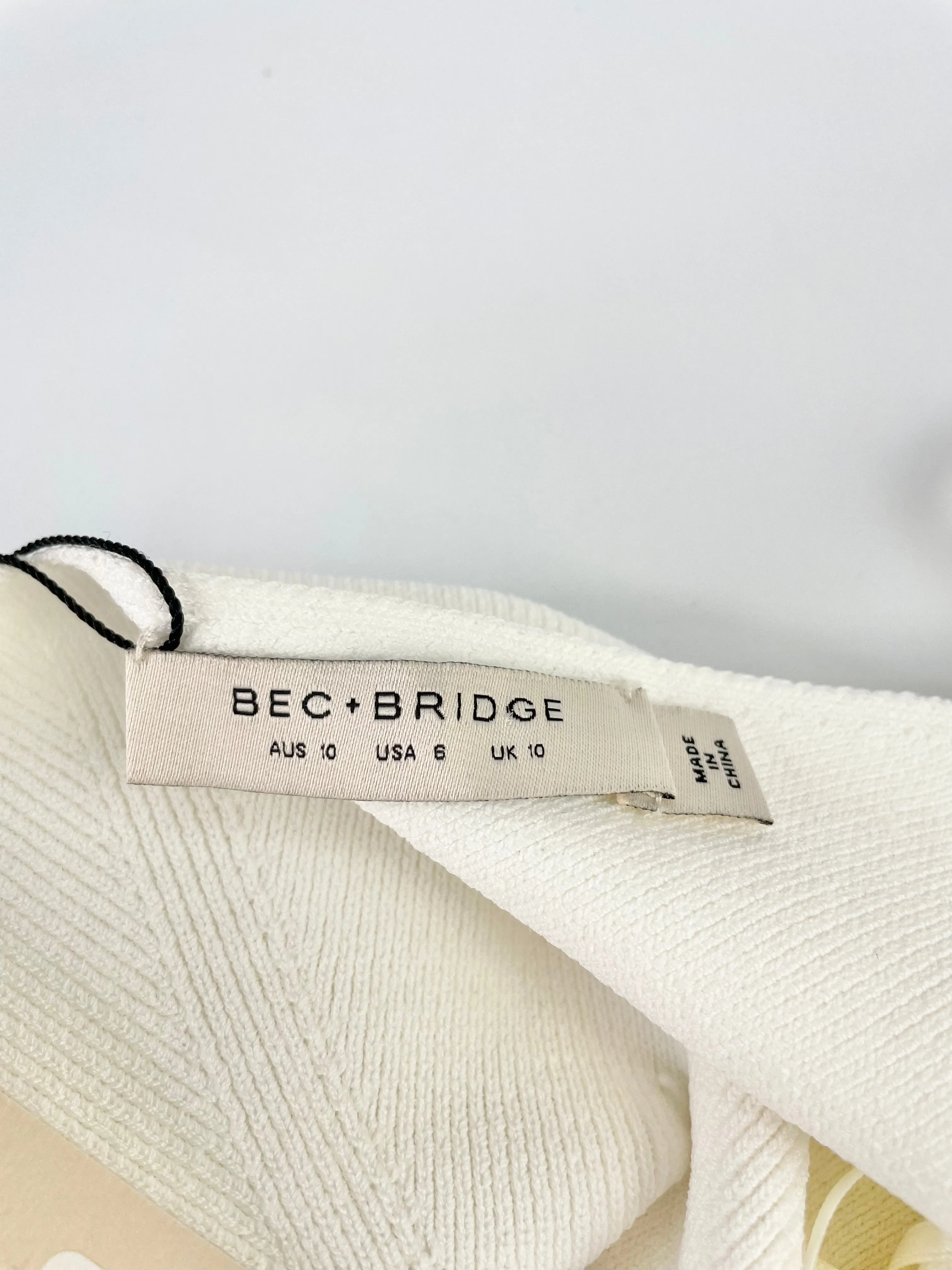 Bec   Bridge Ivory Eden Mini Dress - AU10