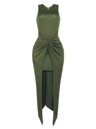 Bodycon Double-Layered Women's Maxi Dress