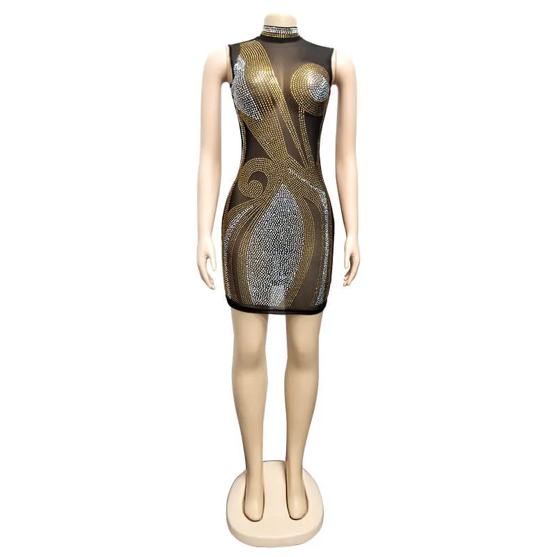 Bodycon Pencil Black Knee-length Dress
