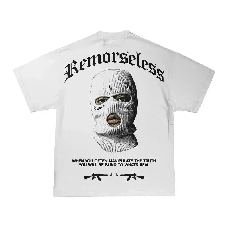Cotton Casual All Match Loose Tops Streetwear