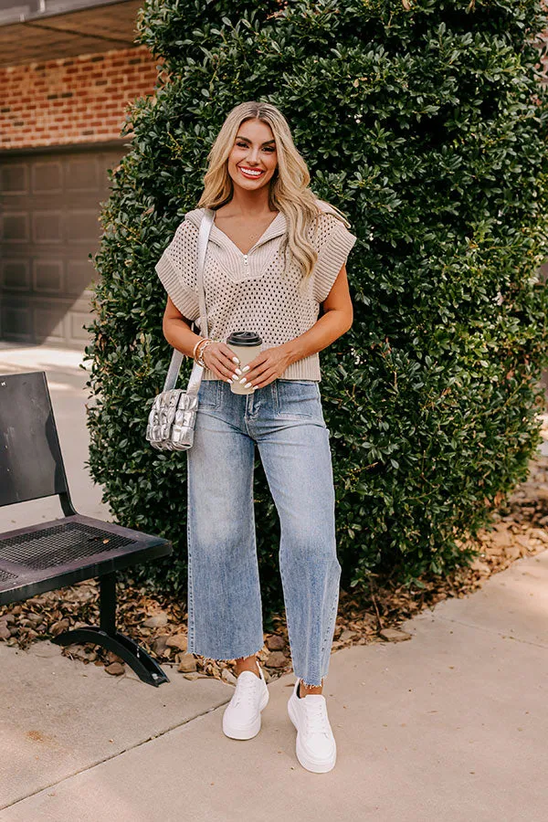 Cozy Lifestyle Knit Top in Oatmeal