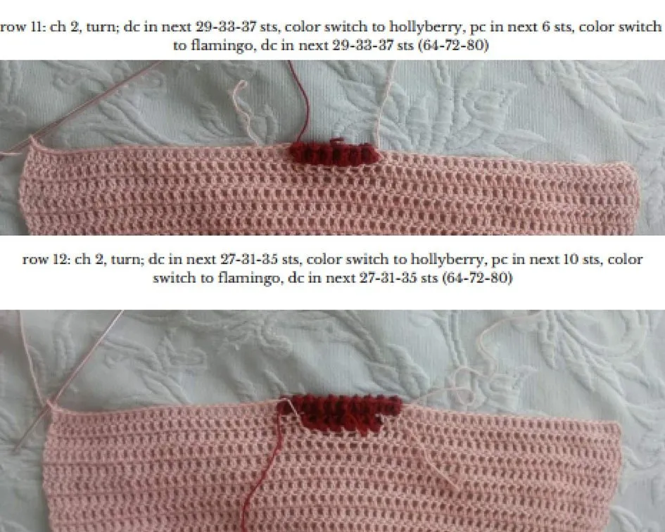 Crochet Sweater Pattern - Kiss