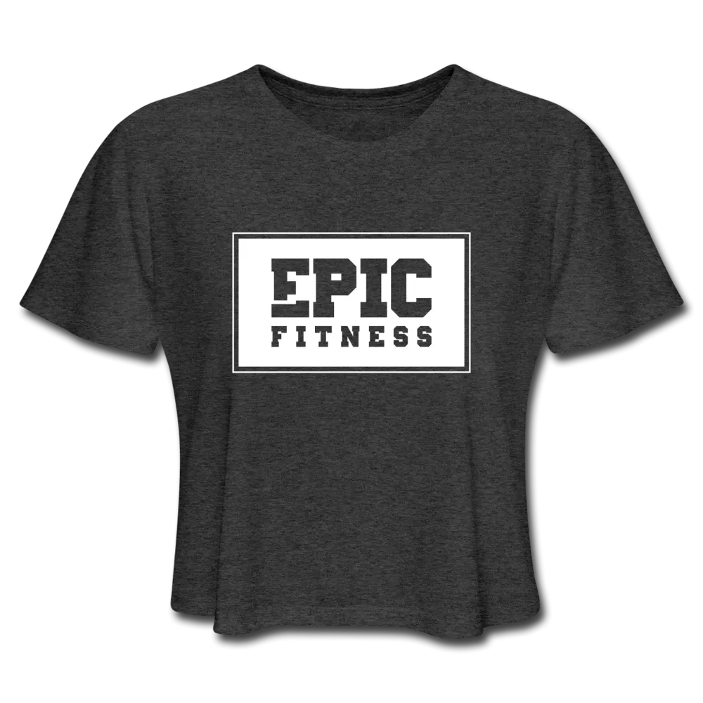 Epic Fitness Block Logo Cropped Tee