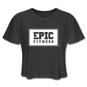 Epic Fitness Block Logo Cropped Tee