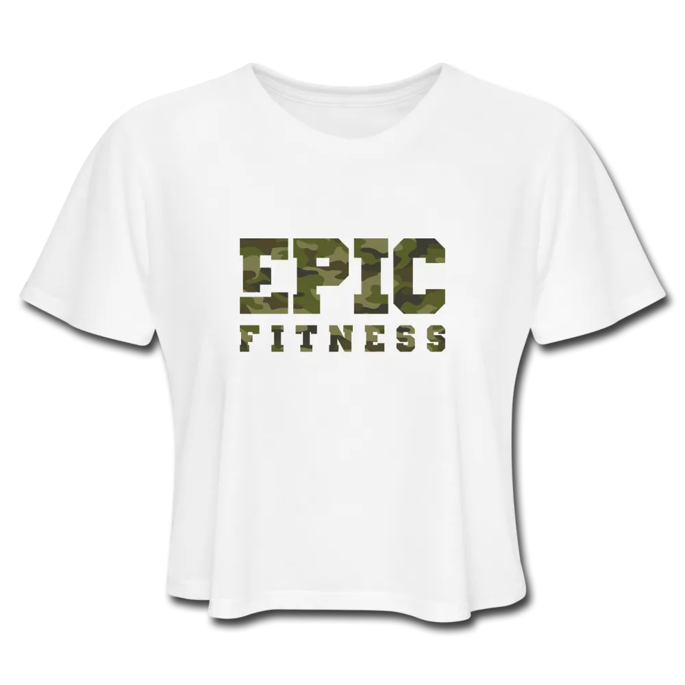 Epic Fitness Cloak Logo Cropped Tee