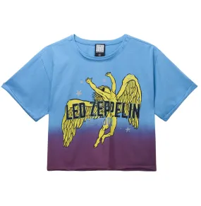 Led Zeppelin Crop Top T Shirt - Icarus