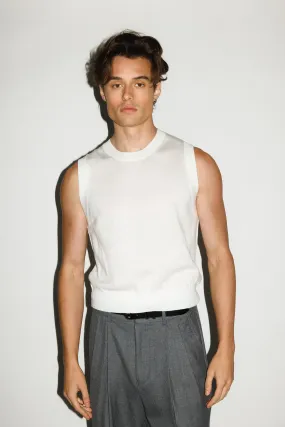 McKinley Merino Muscle Tank  |  Ivory