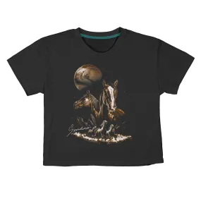 Midnight Riders Crop Tee