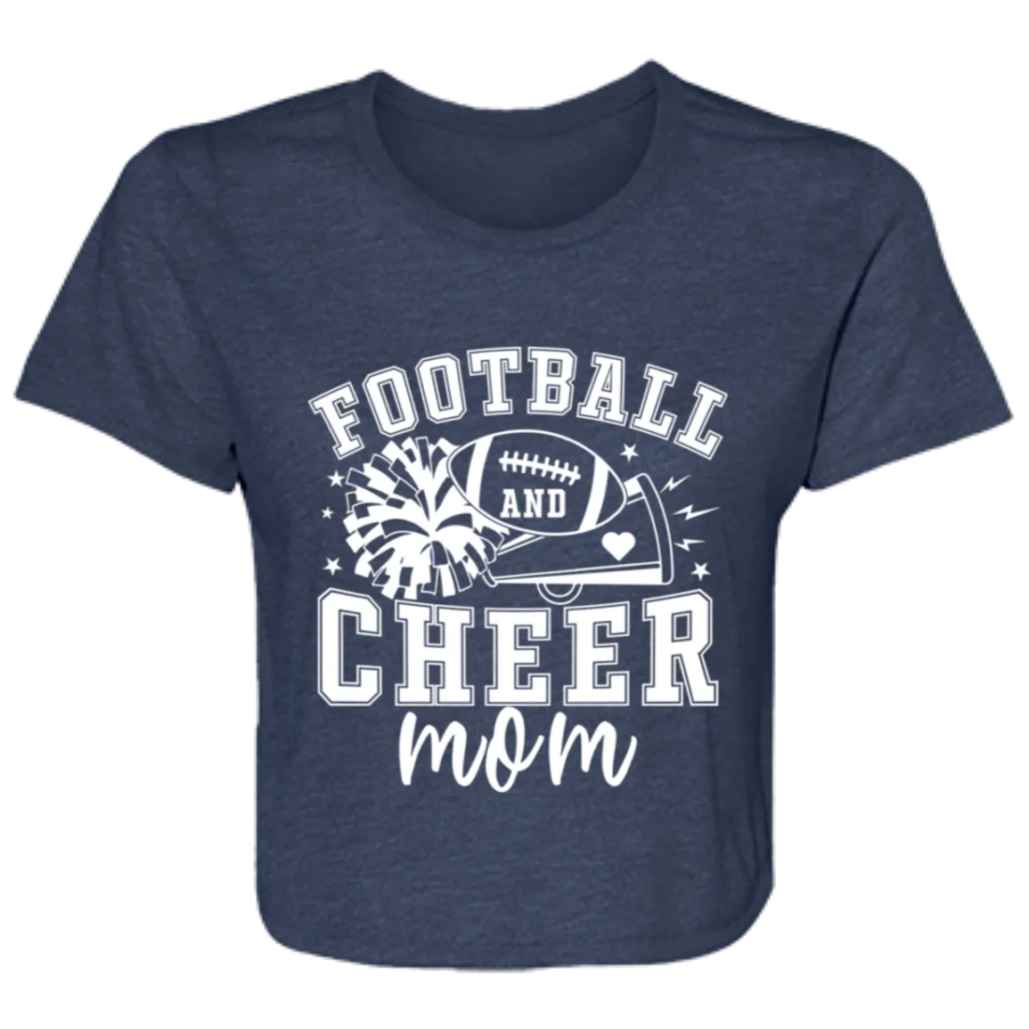 Mom of Both B8882 Ladies' Flowy Cropped Tee