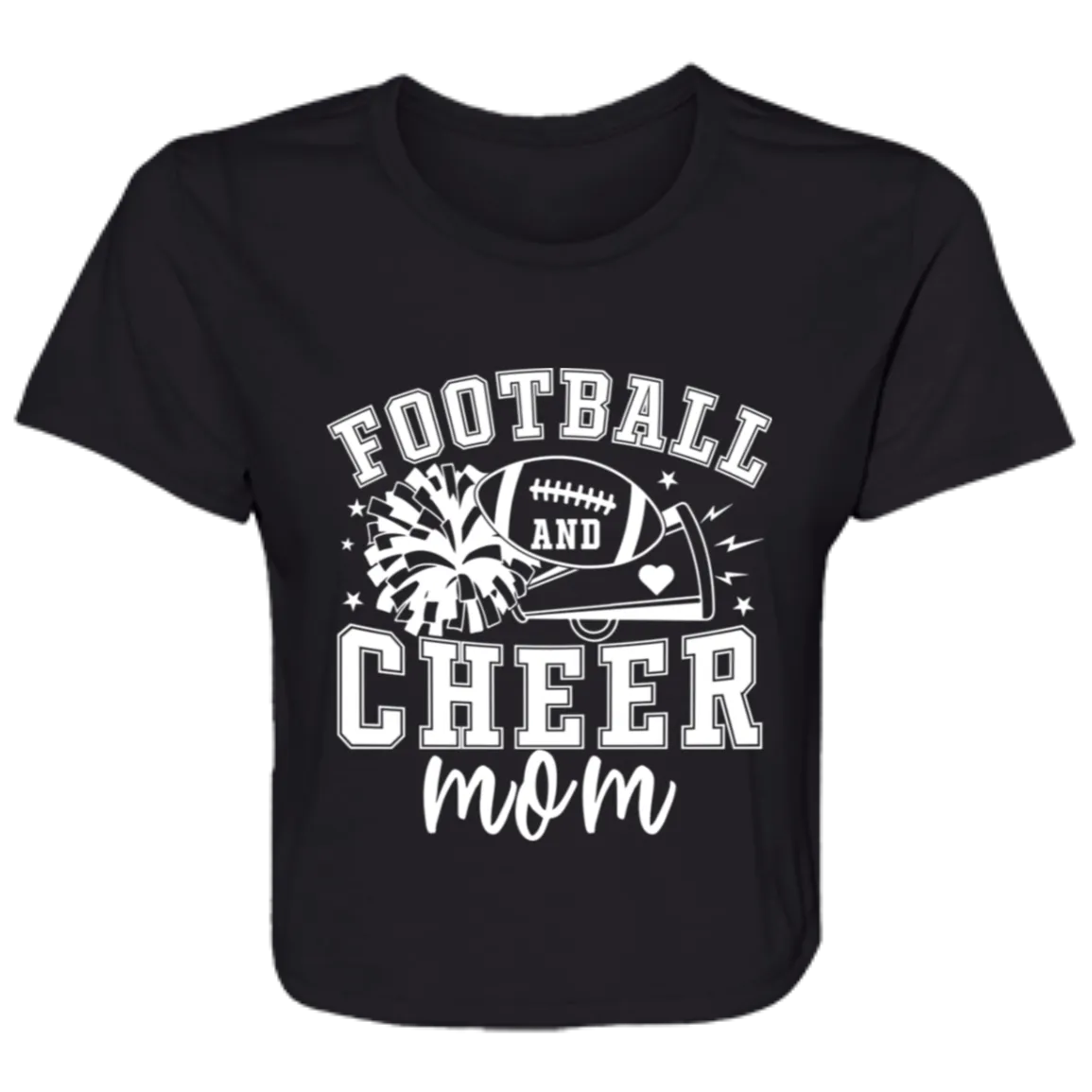 Mom of Both B8882 Ladies' Flowy Cropped Tee