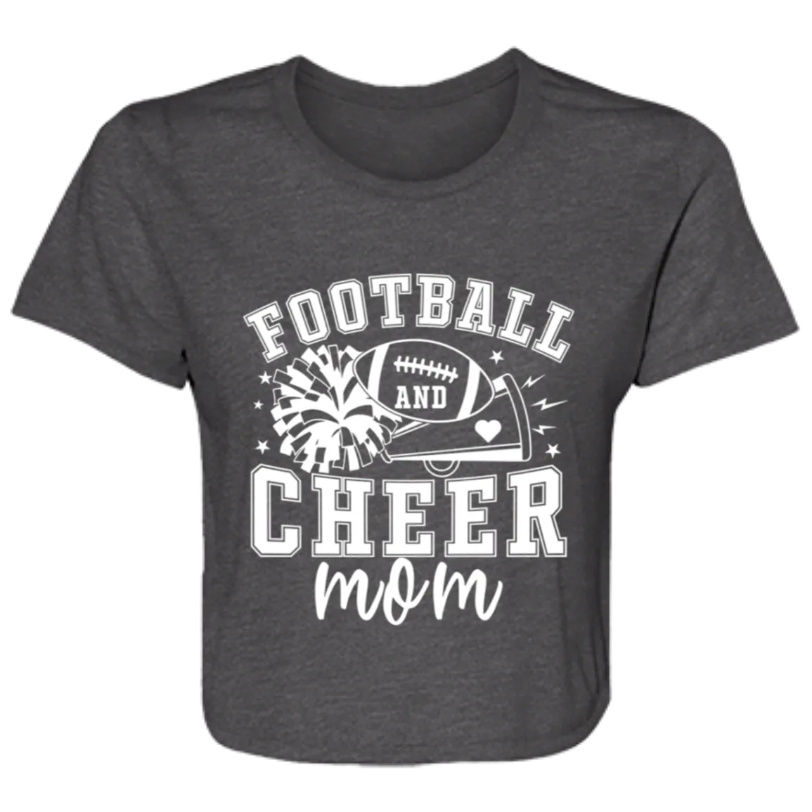 Mom of Both B8882 Ladies' Flowy Cropped Tee