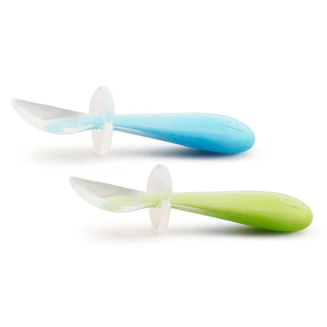 Munchkin Gentle Scoop Silicone Training Spoons 2pcs (6m )
