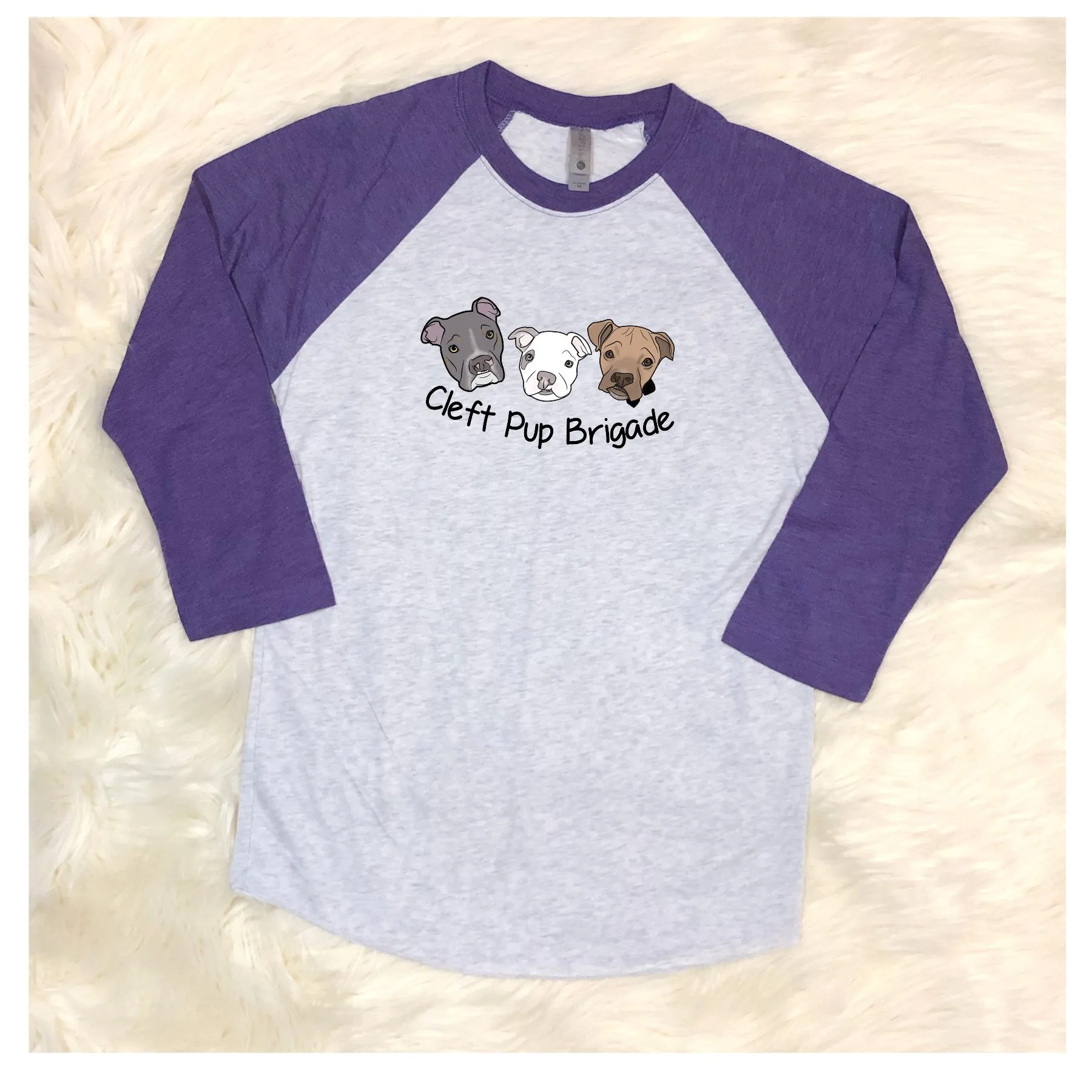 New Cleft Pup Brigade - Raglan Tee
