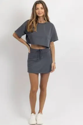 Nora Crop T-Shirt and Skort Set