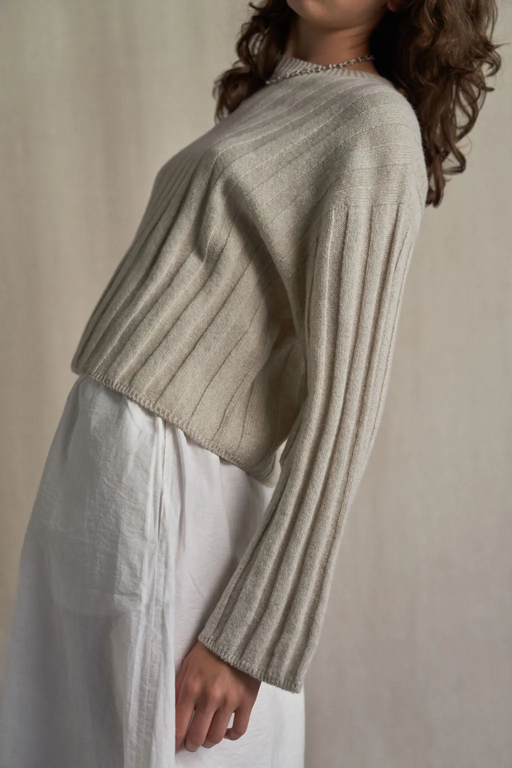 OCEAN KNIT CROP