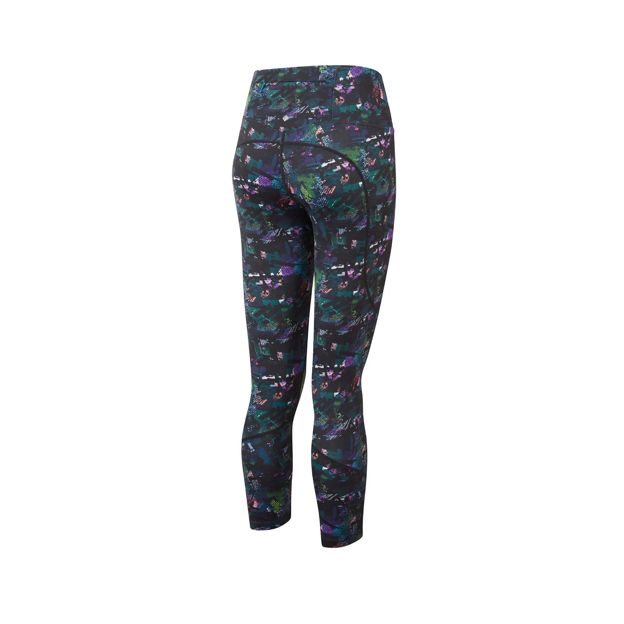 Ronhill | Women's Tech Crop Tight - Digital Jungle