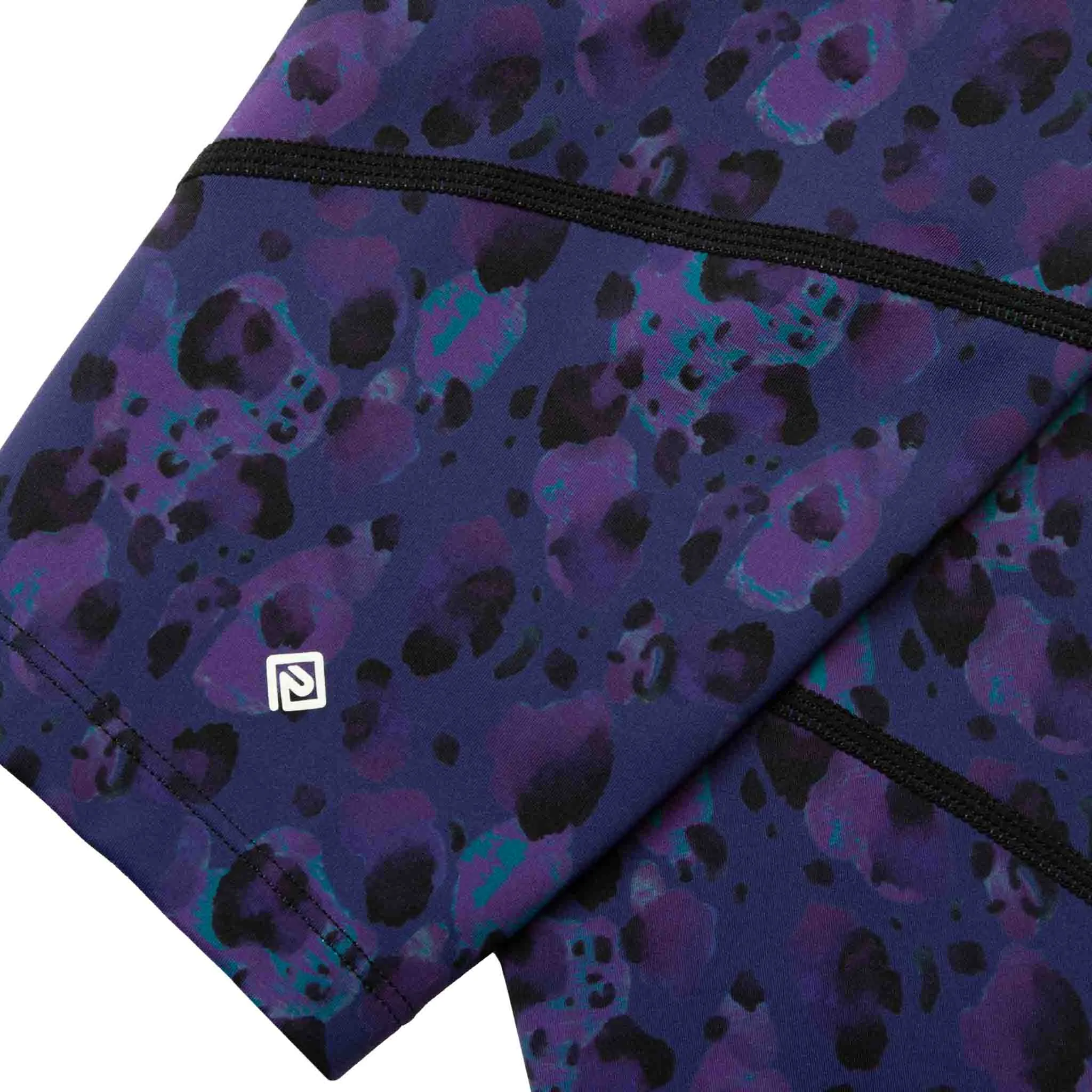 Ronhill | Women's Tech Crop Tight - Purple Leopard
