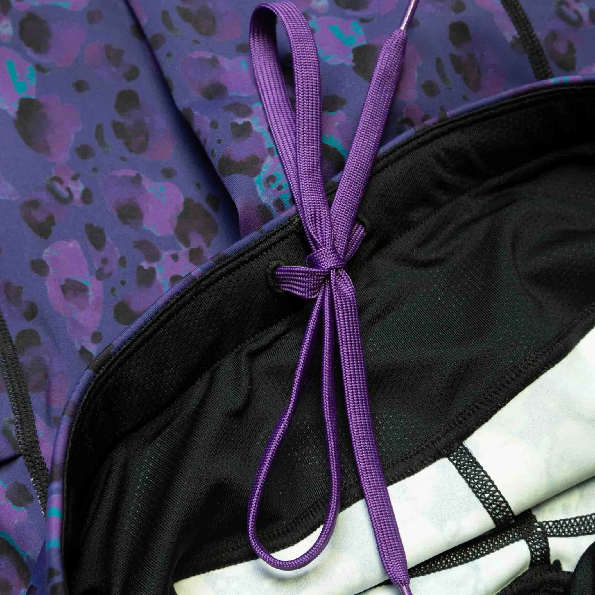 Ronhill | Women's Tech Crop Tight - Purple Leopard