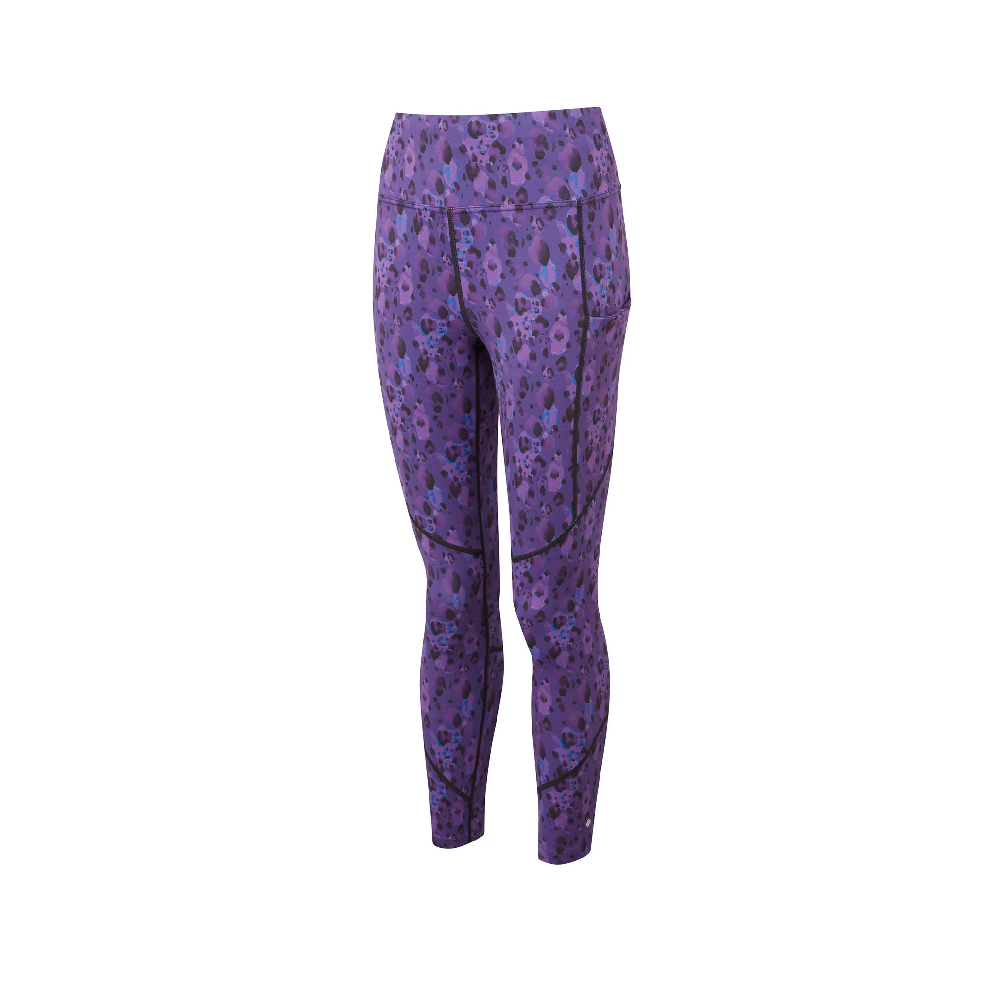 Ronhill | Women's Tech Crop Tight - Purple Leopard