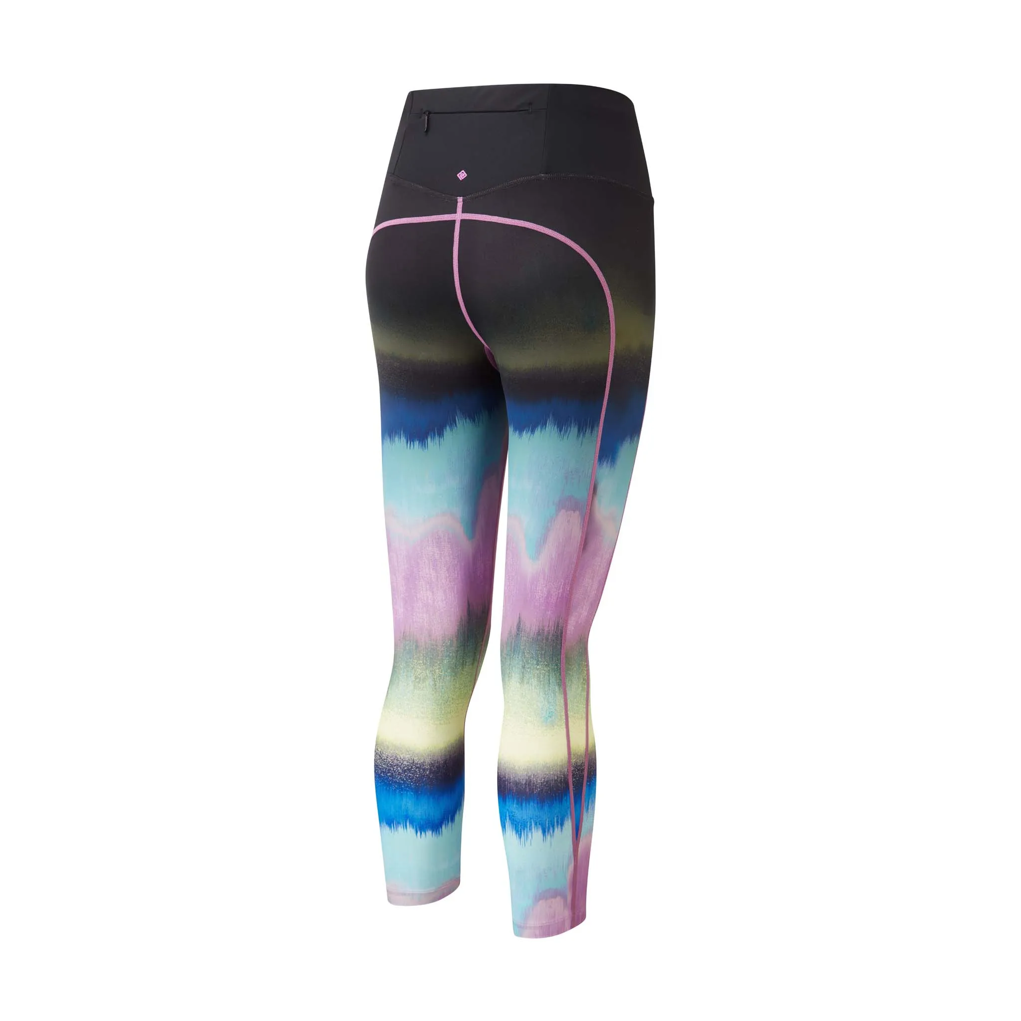 Ronhill | Women's Tech Gradient Crop Tight - Multi Mirage