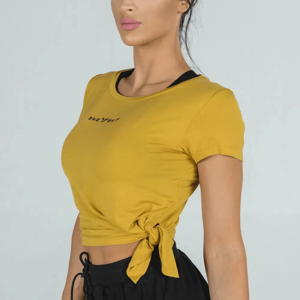 SQUATWOLF Women She-Wolf Crop Top