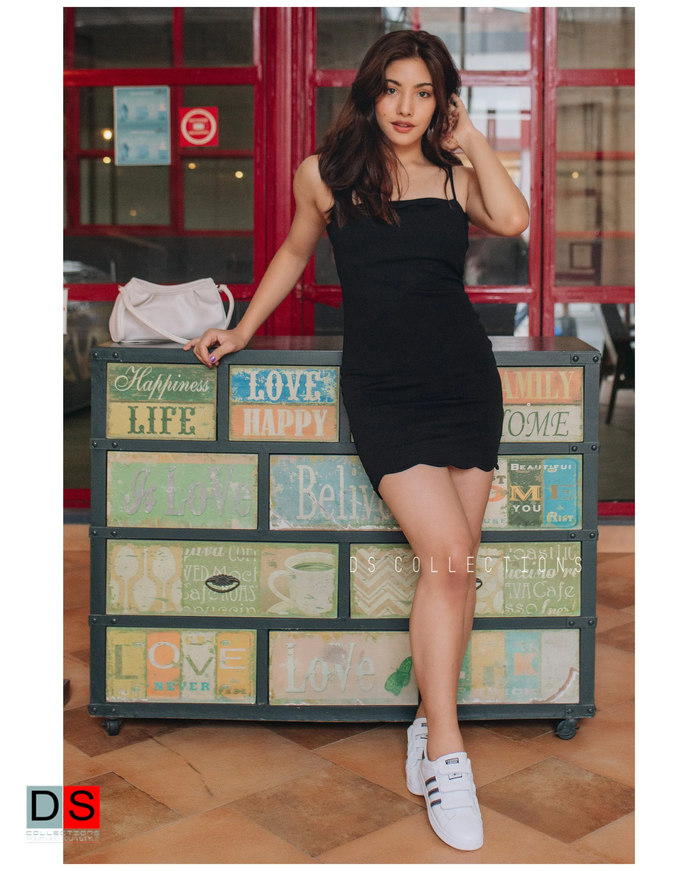 String Bodycon Dress
