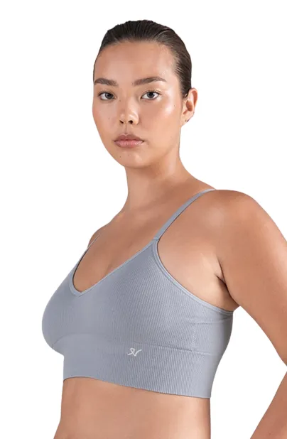 The TENCEL™ Seamless Bralette Storm Grey