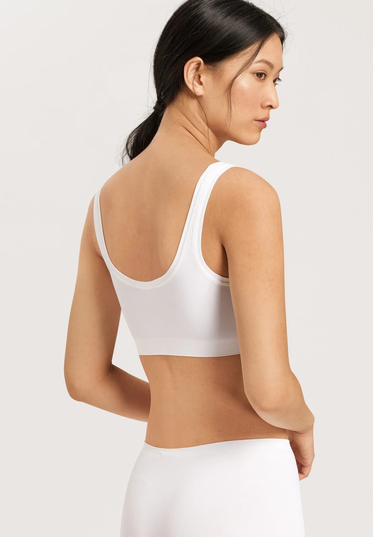 Touch Feeling Crop Top | White 71810-101