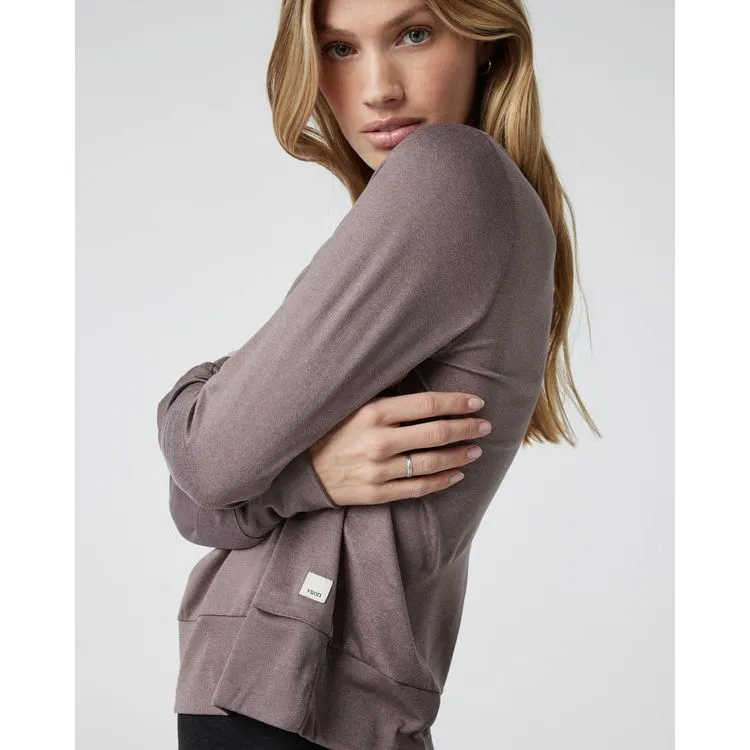 Vuori Women's Daydream Crew in Hazel Heather