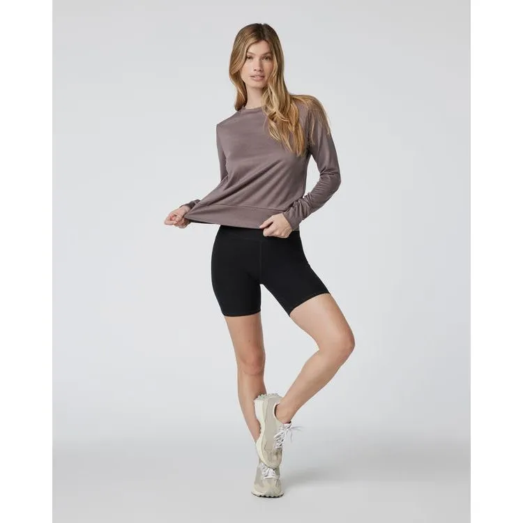 Vuori Women's Daydream Crew in Hazel Heather