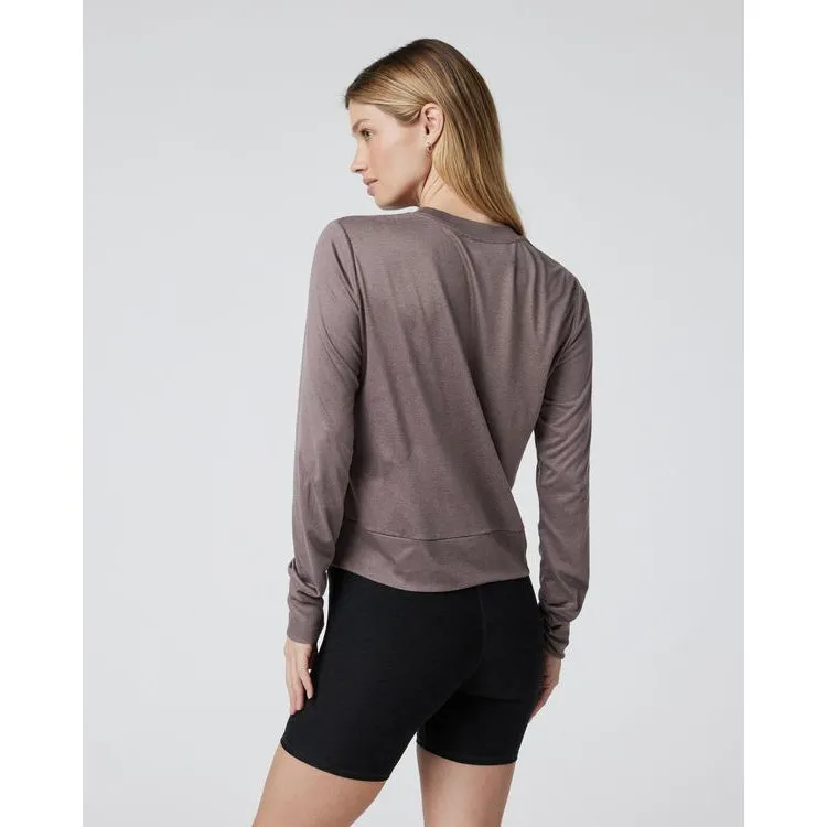 Vuori Women's Daydream Crew in Hazel Heather