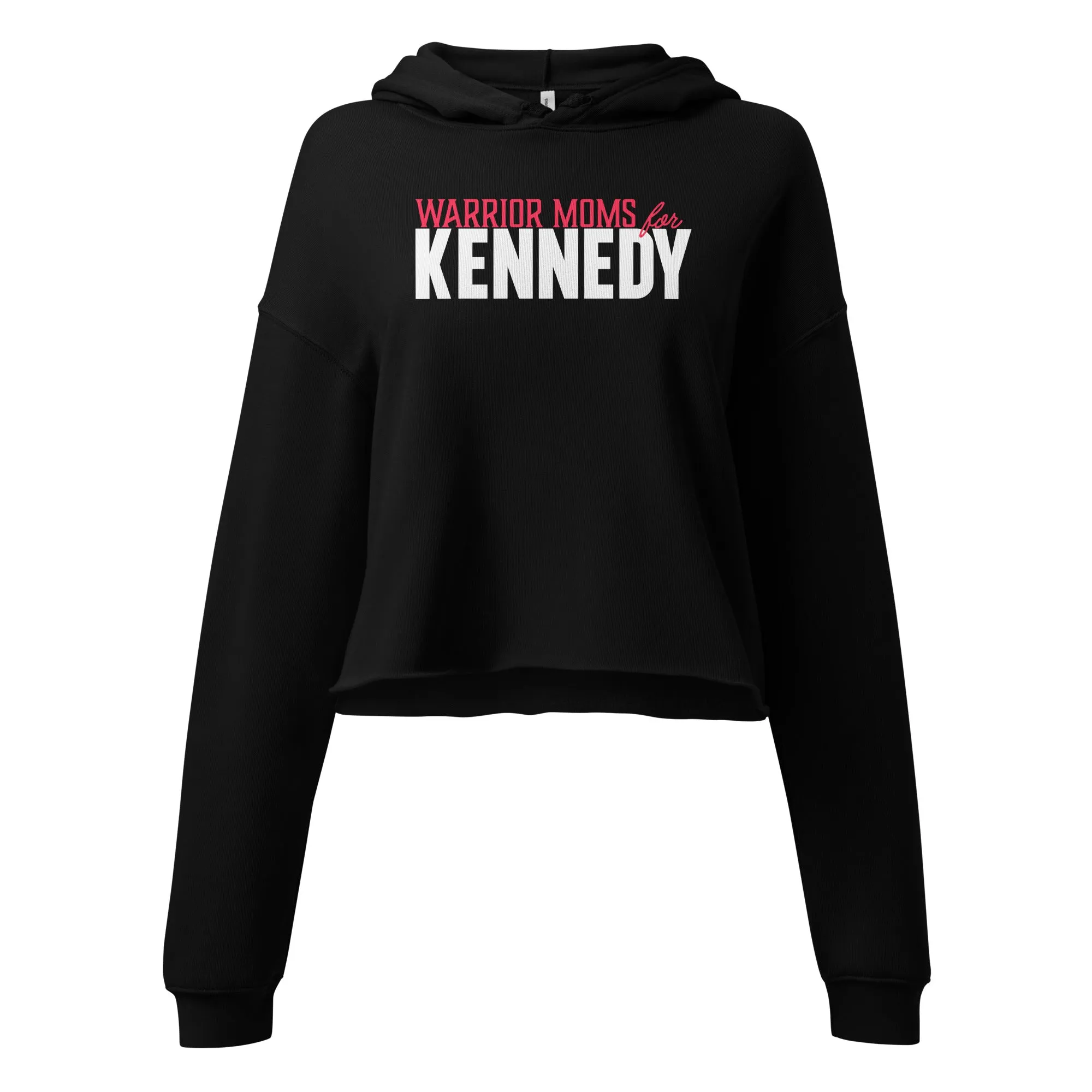 Warrior Moms for Kennedy Crop Hoodie