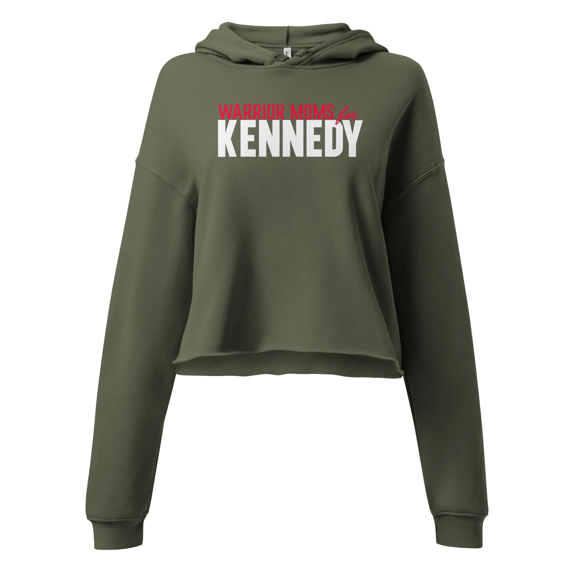 Warrior Moms for Kennedy Crop Hoodie