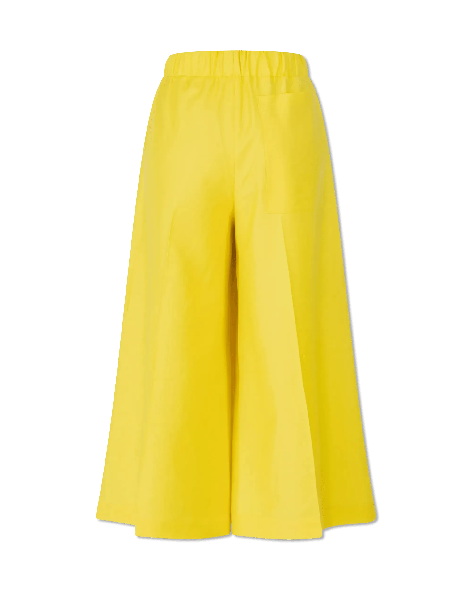 Wool Elasticated Cropped Pants