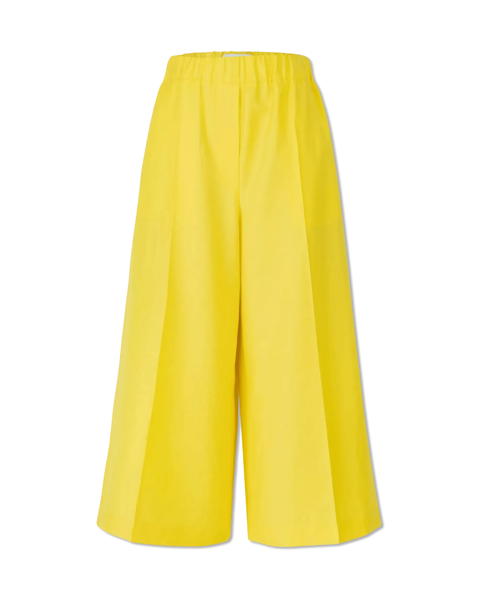 Wool Elasticated Cropped Pants