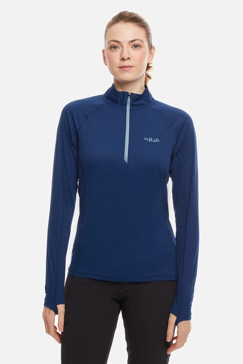 [Y.E.S] Rab Pulse Long Sleeve Zip (Women)